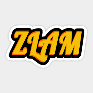 Zlam, zeta love and mine. Sticker